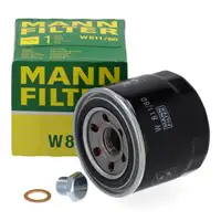 MANN W811/80 &Ouml;lfilter + Schraube f&uuml;r MAZDA 323 3 BK BL 626 6 GG GH GY CX-7 MPV 2 Premancy