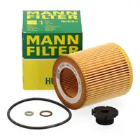 MANN HU816x Oil Filter + Screw for BMW F30/31, F32/36, F10/11, X1 E84, X3 F25, X4 F26, X5 N20