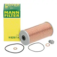 MANN H829/1x &Ouml;lfilter + Schraube f&uuml;r MERCEDES-BENZ W124 W210 W140 C140 R129 M119