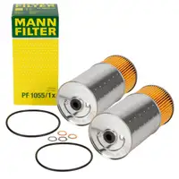 2x MANN PF10551x &Ouml;lfilter f&uuml;r MERCEDES W123 W460 T1 B601 OM615 OM616 OM617 0001802509