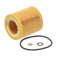 7L ROWE SYNT RS HC-D 5W-40 Engine Oil + MANN Oil Filter for BMW 1 Series, 3 Series, 5 Series (N52, N53, N54, N55)