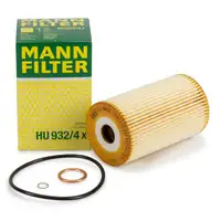 MANN HU932/4X Ölfilter Motorölfilter für MERCEDES T2 Unimog Trac & Baumaschinen 3641800309
