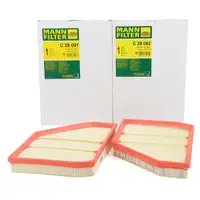2x MANN Luftfilter f&uuml;r BMW X5M F95 X6M F96 X7 G07 M60i XM G09 S63 S68 links + rechts