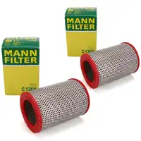2x MANN C1369 Luftfilter f&uuml;r PORSCHE 912 / Targa 1.6 90 PS 1965-1970 61610893100