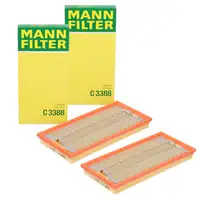2x MANN C3388 Luftfilter Filtereinsatz f&uuml;r MERCEDES-BENZ SL R129 500 SL M119 0030944604