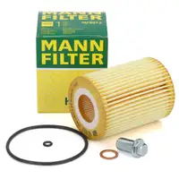 MANN HU821x &Ouml;lfilter + Schraube f&uuml;r MERCEDES W204 W211 W212 W461 W463 X204 W221 W222 OM642