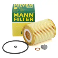 MANN HU821x &Ouml;lfilter + Schraube f&uuml;r MERCEDES W203 W204 W211 W212 W463 W164 W166 W221 OM642