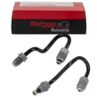 2x METZGER Bremsleitung f&uuml;r VW Golf 5 6 Touran A3 8P Leon 1P Octavia 2 Superb 2 hinten