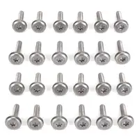 24x METZGER Screw for Automatic Transmission Oil Pan, M6x1x28.5 mm, for BMW GA6HP GA8HP 24115B44CF5