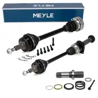 2x MEYLE Antriebswelle + Steckwelle f&uuml;r VW Multivan Transporter T5 2.0 1.9 TDI vorne