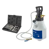 MEYLE 12,5L Druckluft Einf&uuml;llger&auml;t + Trichter + 6L WOLF ECOTECH Getriebe&ouml;l