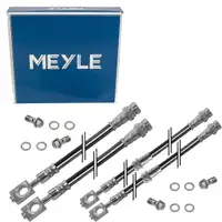 4x MEYLE Bremsschlauch Bremsleitung f&uuml;r VW Tiguan 5N_ AUDI Q3 8U vorne + hinten