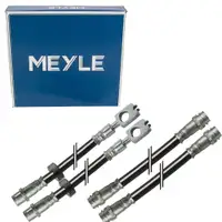 4x MEYLE Bremsschlauch f&uuml;r VW Polo 3 6N2 10.1999-09.001 Lupo SEAT Arosa vorne + hinten