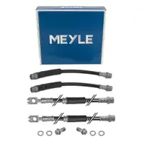 4x MEYLE Bremsschlauch f&uuml;r VW Golf 5 Caddy 3 Touran A3 8P Leon 1P Octavia 2 vorne + hinten