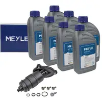 MEYLE Getriebefilter Satz + 7L Getriebe&ouml;l f&uuml;r AUDI A4 B8 A5 8T 8F A6 C7 A7 4G CVT-Getriebe