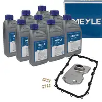 MEYLE Getriebefilter Satz + 9L Getriebe&ouml;l f&uuml;r AUDI Q7 PORSCHE Cayenne VW Touareg 6-Gang