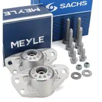 2x MEYLE Federbeinst&uuml;tzlager + SACH Schraubensatz f&uuml;r VW Passat B7 B8 AUDI Q3 8U hinten