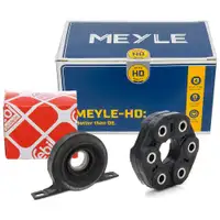 MEYLE HD Gelenkscheibe + febi Mittellager f&uuml;r BMW 3er E21 315 316 318i 320 320/6 5er E12
