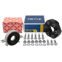 MEYLE HD Gelenkscheibe Rep.-Satz + febi Mittellager f&uuml;r BMW 5er F10 F11 F07 518-530d