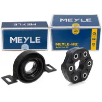 MEYLE HD Gelenkscheibe + Mittellager für BMW 3er E46 316i 318i N40-46 mit Schaltung