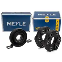 2x MEYLE HD VERST&Auml;RKT Gelenkscheibe + Mittellager f&uuml;r BMW X5 E53 3.0i 231 PS