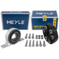 MEYLE HD Gelenkscheibe Rep.-Satz + Mittellager für BMW 5er E60 E61 525d 177/197 PS