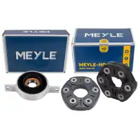 2x MEYLE HD Gelenkscheibe + Mittellager f&uuml;r BMW 3er E90 E91 E92 325xi 330xi 320d xDrive