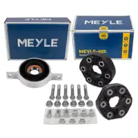 2x MEYLE HD Gelenkscheibe Rep.-Satz + Mittellager f&uuml;r BMW E82 120d E87 123d E90 E91 320d
