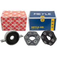 2x MEYLE HD VERST&Auml;RKT Gelenkscheibe + Mittellager f&uuml;r BMW 5er F10 F11 523i 528i bis 03.11