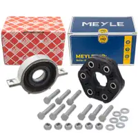 MEYLE HD Gelenkscheibe Rep.-Satz + febi Mittellager f&uuml;r BMW 5er G30 520d mit DSC G32 630i