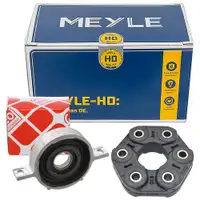 MEYLE HD Gelenkscheibe + febi Mittellager f&uuml;r BMW 3er G20 5er G30 G31 6er G32 7er G11 G12
