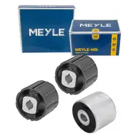 3x MEYLE / HD Reinforced Axle Housing Bearings for BMW 1 Series E81-88, 3 Series E90-93, and X1 E84 Rear Axle