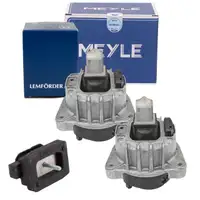 2x MEYLE Motorlager + LEMF&Ouml;RER Getriebelager f&uuml;r BMW F10 F11 525-535d F12 F13 640d N57