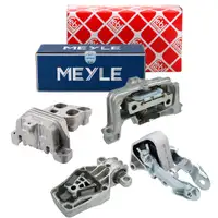 4x febi / MEYLE Motorlager f&uuml;r MERCEDES W176 W246 C117 X117 C156 M270 OM607 OM651