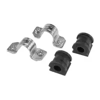 2x MEYLE Stabilisatorlager 17mm + Halter VW Polo 4 5 A1 8X Ibiza 3 4 Fabia 1 2 Rapid vorne