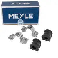 2x MEYLE Stabilisatorlager 17mm + Halter VW Polo 4 5 A1 8X Ibiza 3 4 Fabia 1 2 Rapid vorne