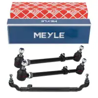 MEYLE steering column + 2x febi tie rod for MERCEDES-BENZ SL R129 (front)