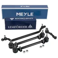 MEYLE/LEMF&Ouml;RDER Lenkstange + Spurstange + Kopf + Umlenkhebel Set f&uuml;r BMW 5er E28 E24 vorne