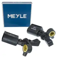 2x MEYLE ABS Sensor Raddrehzahl f&uuml;r VW Polo 4 5 Fox Up A1 8X Ibiza Mii Citigo Fabia hinten