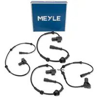 4x MEYLE ABS Sensor Raddrehzahl f&uuml;r VW Transporter T4 ab 1996/ab Fgst. vorne + hinten