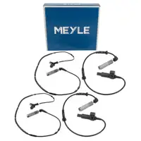 4x MEYLE ABS Sensor Raddrehzahl f&uuml;r BMW 3er E46 316-330i 320d bis 09.2001 vorne + hinten
