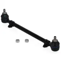LEMF&Ouml;RDER Steering Bar 2x MEYLE Tie Rod Steering Damper for MERCEDES S-Class W116 (Front)
