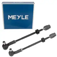 2x MEYLE Spurstange + Kopf f&uuml;r VW Golf 2 Jetta 2 SEAT Ibiza 2 Toledo 1 ohne Servo vorne