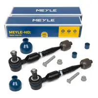 2x MEYLE HD 1160308227HD Reinforced Tie Rod + End Fitting for VW Passat A4, B5, B6, Superb (Front)