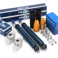 2x MEYLE Sto&szlig;d&auml;mpfer + Staubschutz + Domlager f&uuml;r VW Golf 6 mit Sportfahrwerk hinten