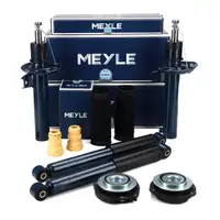 4x MEYLE Sto&szlig;d&auml;mpfer + Staubschutz + Domlager f&uuml;r VW Caddy 3 4 vorne + hinten