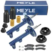 2x MEYLE Sto&szlig;d&auml;mpfer + Staubschutz + Domlager f&uuml;r MERCEDES W203 S203 CL203 CLK C209 vorne