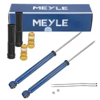 2x MEYLE Gasdruck Sto&szlig;d&auml;mpfer + Staubschutz f&uuml;r VW Golf 7 8 SEAT Leon 5F hinten