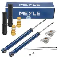2x MEYLE Sto&szlig;d&auml;mpfer + Dreckschutz + Domlager f&uuml;r VW Golf 8 mit Starrachse hinten
