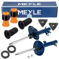 2x MEYLE Sto&szlig;d&auml;mpfer + Staubschutz Domlager f&uuml;r NISSAN Qashqai 2 Kadjar bis 07.2017 vorne